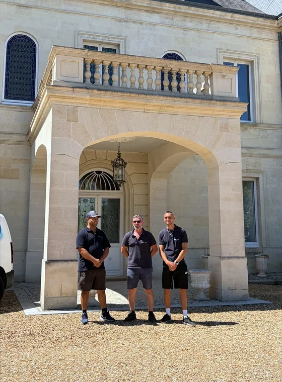 Le château et son parc, à Bouliac